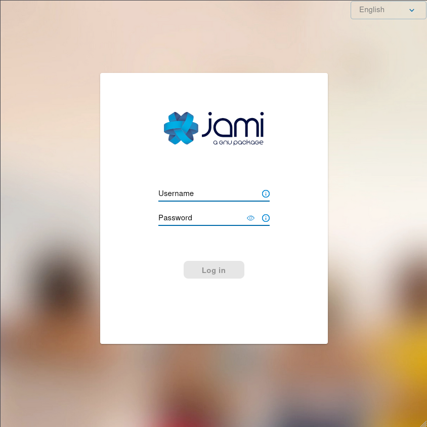 «Image: Connect to JAMS with web clients: Jami authentication disabled»