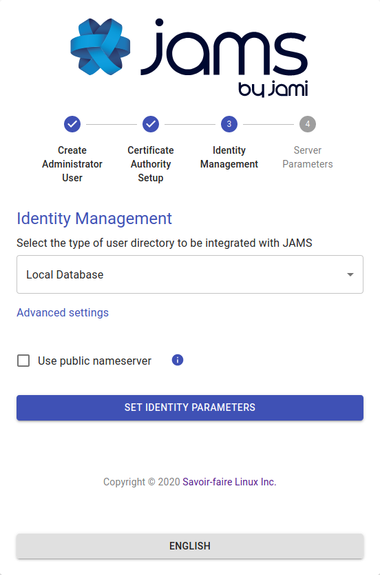 «Image: JAMS: Local database»